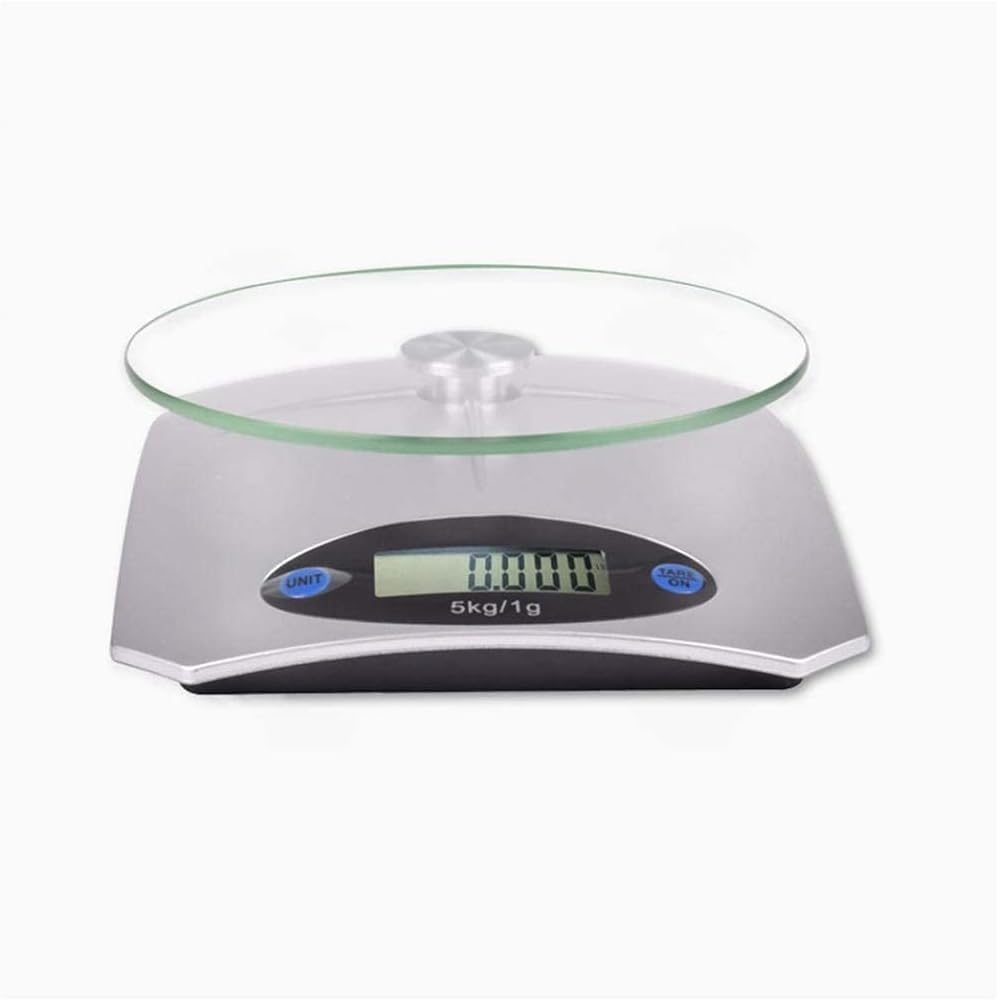 para Cocina y joyería Básculas Digitales Básculas de Cocina para Alimentos Balanzas Digitales para Alimentos Básculas electrónicas Led Bandeja de Vidrio Templado
