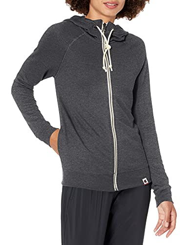 Champion Women's Authentic Originals French Terry Full Zip Hoodie, Charcoal Heather, XX-Large