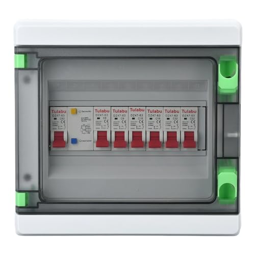 Panneau de disjoncteur étanche pour installation électrique de jardin
