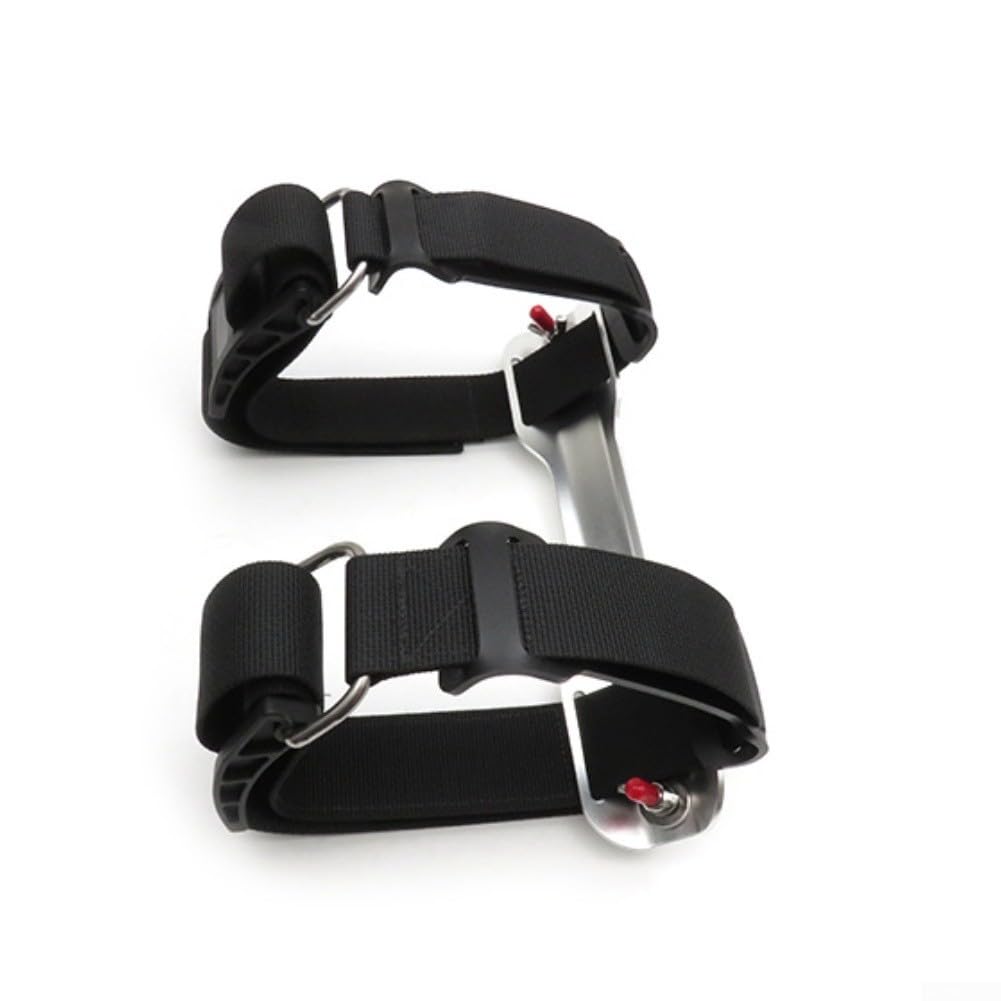 Adaptateur STA de plongee argente pour stabiliser un harnais BCD sur bouteille
