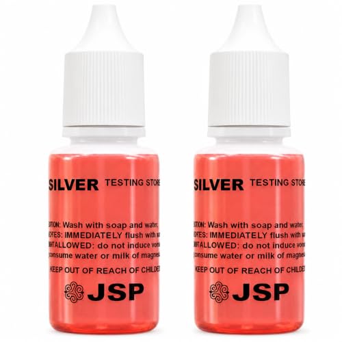 Waytest Silver & Sterling 999 925 Testing Solution Purity Determiner Jewelry Scrap Precious Metal 2 Bottles