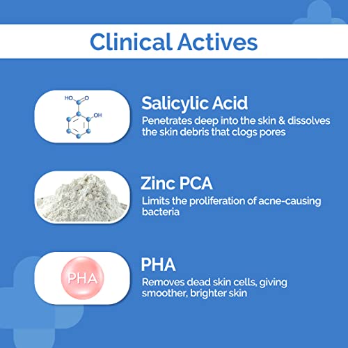 The Derma Co 1% Salicylic Acid Foaming Daily Face Wash with Salicylic Acid, Zinc PCA & PHA for Active Acne & clogged Pores - 100 ml Reduces Acne |... - Image 4