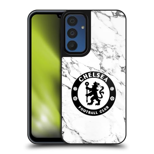 Coque Chelsea FC Samsung A15 antichoc en gel renforcé style marbre blanc chic