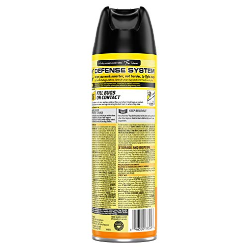 Image of Raid Multi Insect Killer, Orange Breeze Scent Bug Killer for Indoor and Outdoor Use, Kills Bugs on Contact, 15 Oz (Pack of 2)