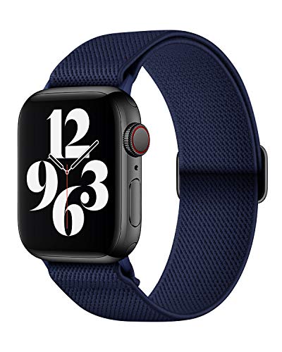 AMANECER Stretchy Nylon Watch Bands Compatible with Apple Watch Series 11/10/9/8/7/6/5/4 SE...