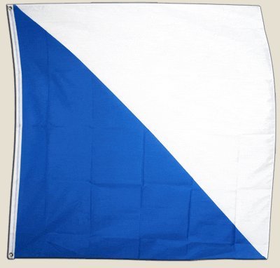 Preisvergleich Produktbild Flagge Schweiz Kanton Zürich - 90 x 90 cm [Misc.]
