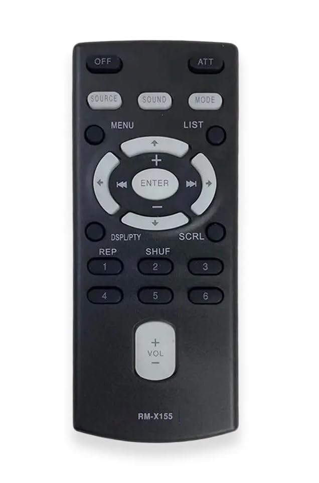 Remote Control Compatible for Sony RM-X153 RM-X12 RM-X211 RM-X151 RM-X154 CDX-R505X CDX-R5715X CDX-R6750 CDX-G1070U Car Stereo - Please Match The Image with Your Old Remote (Black)-image-9