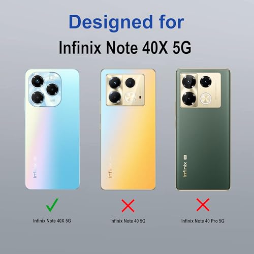 Image of Zapcase Back Case Cover for Infinix Note 40X 5G | Compatible for Infinix Note 40X 5G Back Cover | Case Cover with Camera Protection | (TPU + PC | Transparent)