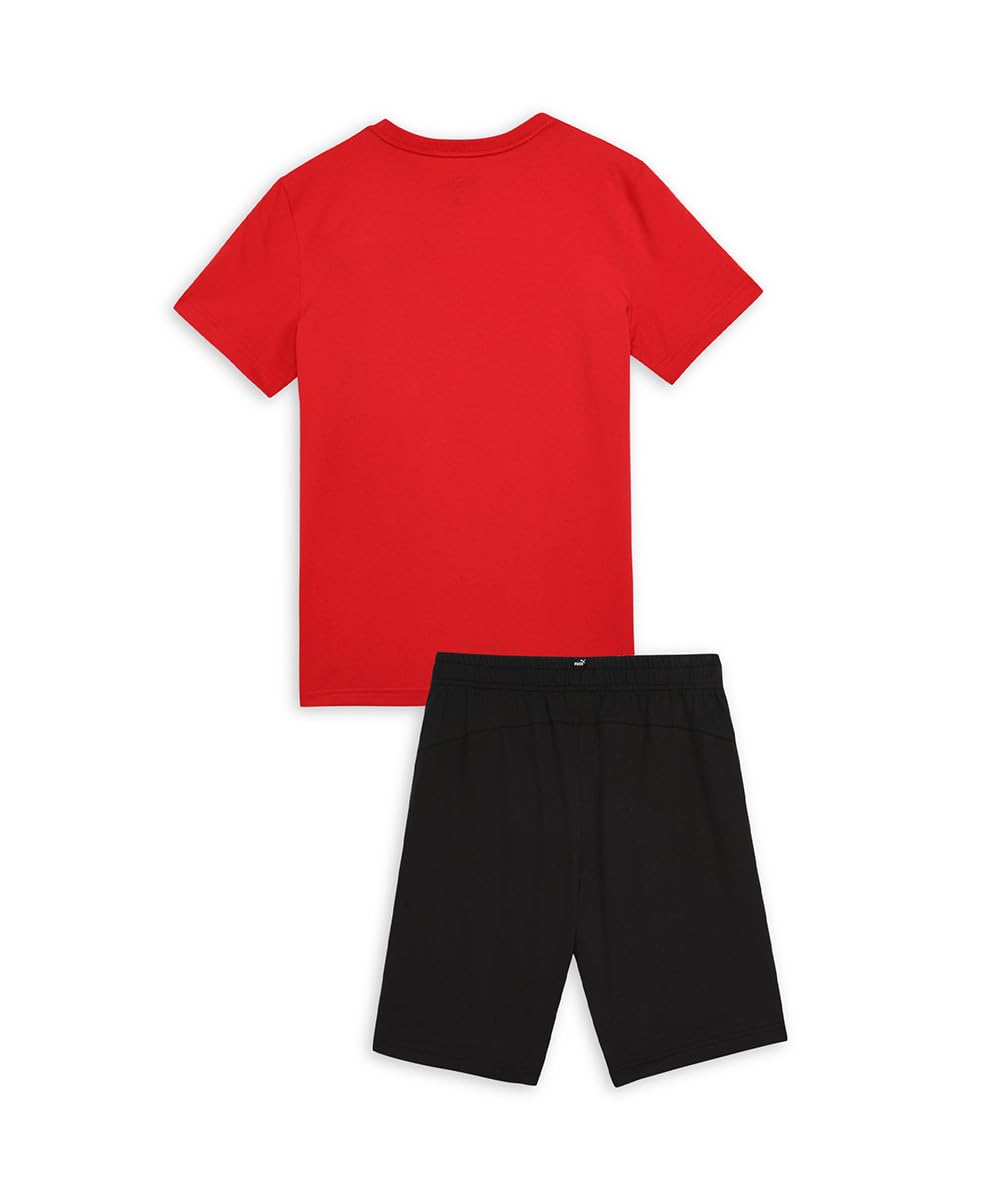 PUMA Minicats Ess Tee And Shorts Set Inf Trajes de punto Unisex bebé