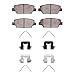 Dynamic Friction Company 5000 Advanced Brake Pads - Ceramic and Hardware Kit