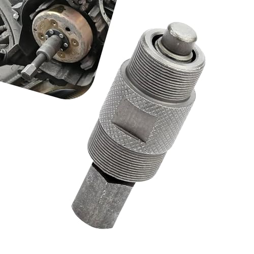 Titgoes 1 PC Flywheel Puller Tool GY6 50 125 150cc Engines Stator Remover Stainless Steel 24mm & 27mm Flywheel Stator Puller Universal for Most Motorcycles (Black)