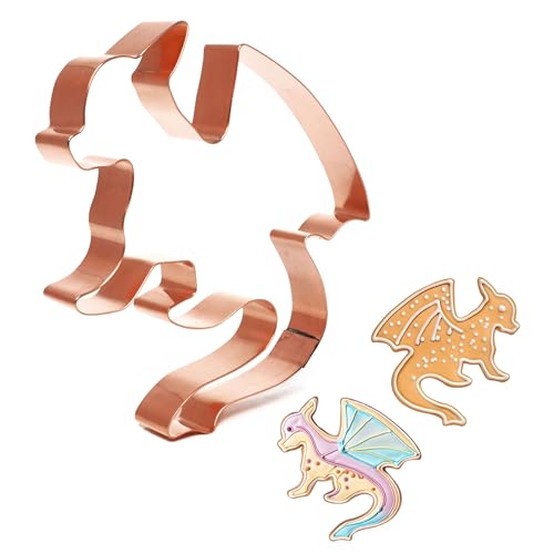 The Fussy Pup Winged Dragon Cookie Cutter 4.75 Inch Handcrafted in USA