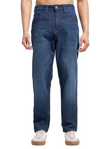 Image of Highlander Men's Straight Relaxed Fit Jeans | Stretchable | Everyday Comfort & Style| Jeans for Man|Premium Cotton Blend
