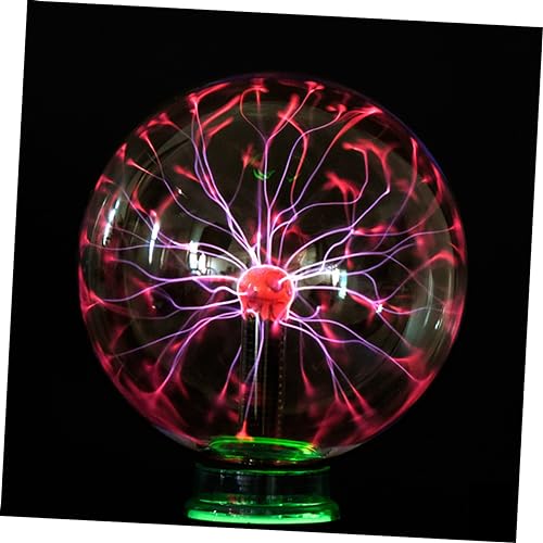 Uonlytech Bola De 4 Esferas Que Falla Lámpara De Plasma Luz Táctil De Bola De Plasma
