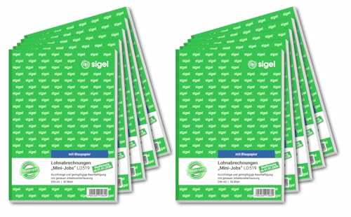 Papel azul SIGEL LO519/10 para separar documentos y clasificar archivos