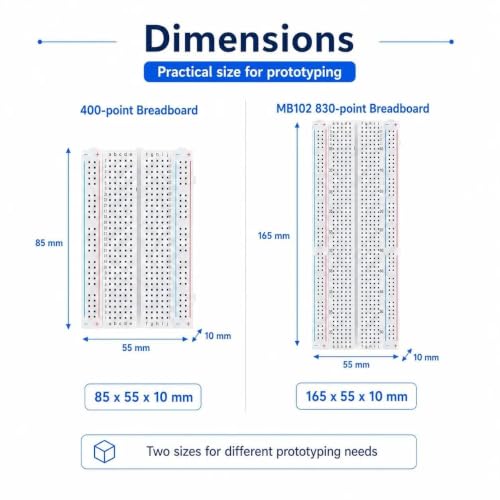 4 Breadboard Kit 970 Jumper Wires with Tweezers for Electronics Projects - Image 6