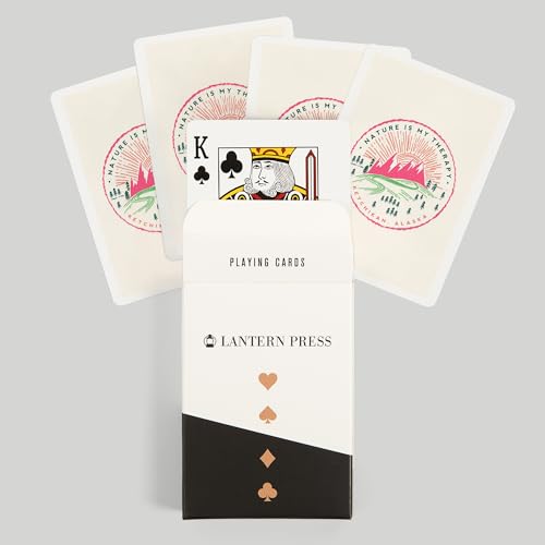 Lantern Press Ketchikan, Alaska, Naipes de Poker 52 cartas miniatura 6