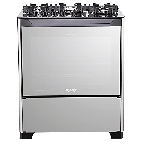 Fogão 5 bocas Dako Magister Style com Mesa de Vidro e Tripla Chama - Bivolt - Imagem 2