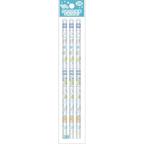 San-X Sumikko Gurashi 3 Pencils 2B Gogo School New Entrance Hexagonal Shaft