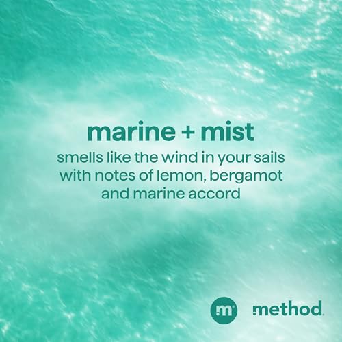 Image of Method Men 2-in-1 Shampoo and Conditioner, Marine + Mist, 14 oz (Pack of 12)