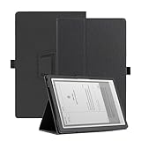 Case for iFLYTEK AINOTE 2,NOUKAJU Tablet Protection Cover,Folding Stand with Pencil Holder and Wrist Strap,Drop-Resistant,Protection Case for iFLYTEK AINOTE 2 E-Ink Tablet 10.65inch(Black)