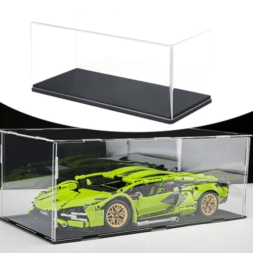 HuadaXtai Boîte de Présentation pour Modèle Réduit de Voiture 1/32, étui de Protection, Vitrine D'accessoires Transparente – vue 5