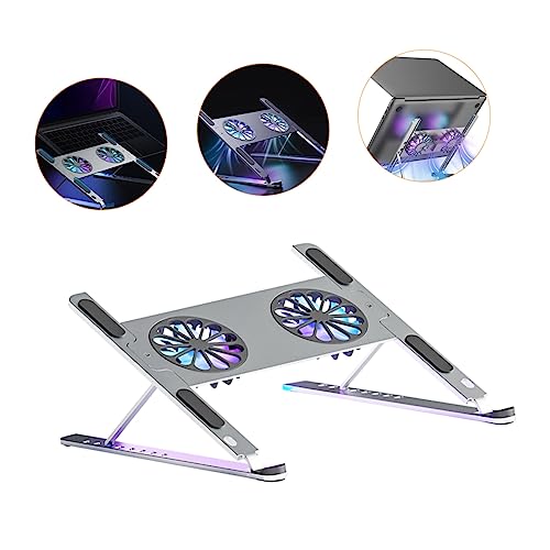 Base refrigerante para laptop con ventilador silencioso y desmontable miniatura 3