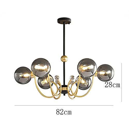 Plafonnier architectural gris et noir de style milieu du siècle pour salon élégant