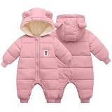 BYFRI Baby Girls Snowsuit Clothes 6-12 Months Cozy Outfit Newborn Winter Coat Infant Bear...