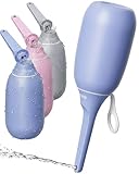 High Pressure Portable Bidet for Travel,Foldable Flip-Top Peri Bottle with Hook Ring,Handheld Bidet Sprayer for Personal Hygiene,BPA-Free,400ML Personal Toilet for Women Men Baby Cleaning(Purple)
