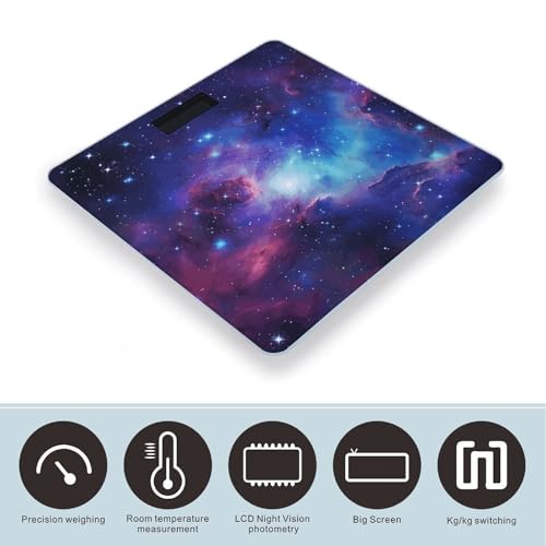 Báscula Digital de Baño con Pantalla LCD y Vidrio Templado miniatura 3