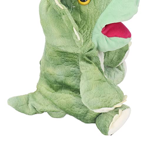Fantoche de Mão, Fantoche de Mão Fofo Animal Macio para Crianças para Pré-escola (Verde 25cm)