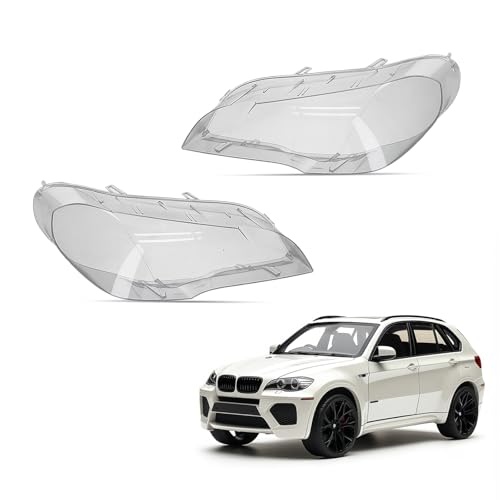 Coque de phare pour BMW X5 E70 en polycarbonate de haute clarté maXpeedingrods