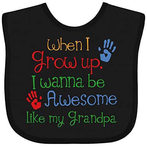 inktastic Awesome Like My Grandpa Baby Bib