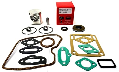 Compatible with McCulloch 10-10 Chainsaw Piston 1 3/4", 69212,includes Gasket