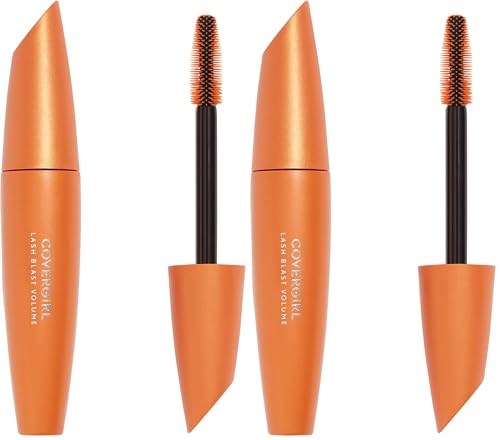 Image of COVERGIRL Lash Blast Volume Mascara, Long-Wearing, Smudge-Proof, Cruelty Free - Black (Pack of 2)