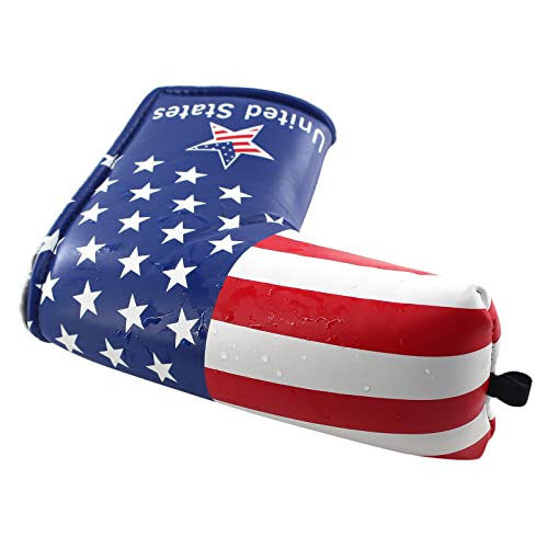 Craftsman Golf Stars And Stripes Golf Putter Club Head Cover Headcover For Scotty Cameron Odyssey Blade Callaway Taylormade Etc. #TOP4