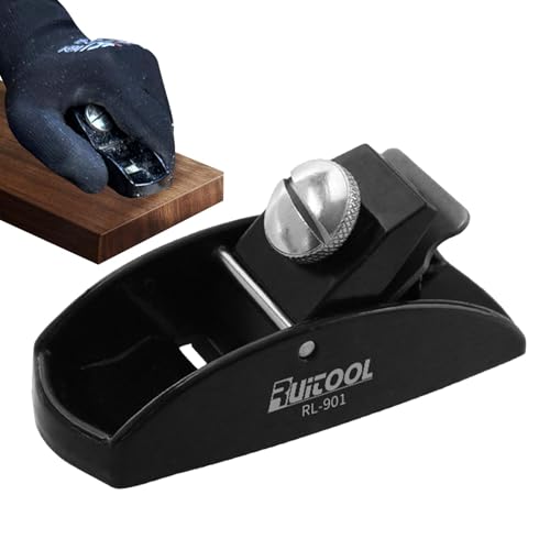 Decorhome Utensile manuale per pialla in legno, pialla in legno - Blocco aereo a mano - Pialla per bordi, Pialla per porta a rasoio, Pialla per rifinitura in legno, Pialla manuale a blocchi, Pialla