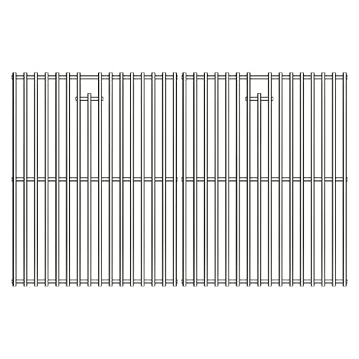Hisencn 17 inch Grill Cooking Grates Replacement Parts for Home Depot Nexgrill 720-0830H, 720-0830D, Nexgrill 720-0783E, 720-0783C, Kenmore, Uniflame Gas Grils, 17" Stainless Steel Cooking Grids