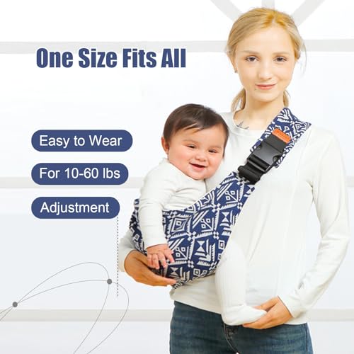 Beyoik Baby Sling Carrier,Baby Carrier Newborn To Toddler thumb #3