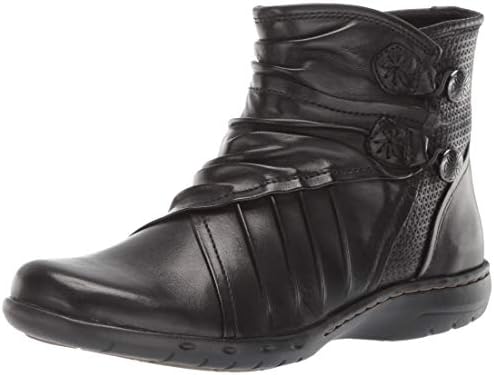 Cobb Hill Women's CH Penfield BungieBt Ankle Boot, Black, 6.5 XW US
