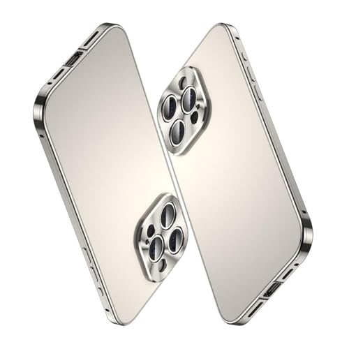 Coque iPhone 16 Pro en titane naturel et acier inoxydable