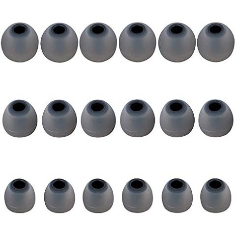 Brandless Silicone Earbud Tips Replacement Earbuds Cap Eartips Tips Eargels 9 Pairs S M L Cover
