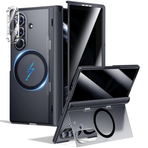 Coque pour Samsung Galaxy Z Fold 7 rigide avec protection charnière MagSafe