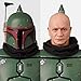 MAFEX No.201 Boba Fett (TM) Recovered Armor Action Figure Total Height Approx. 6.3 inches (160 mm), Non-Scale, Painted
