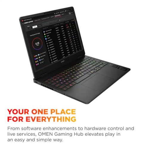 Image of HP Omen 16 2K 144Hz Gaming Laptop, 16-Core AMD Ryzen 9 8940HX(Beat Intel i9-14900HX), 16GB DDR5 RAM 512GB SSD, NVIDIA GeForce RTX 5060, Backlit, Wi-Fi 6E, Win 11 Pro,Bundle with Accessory