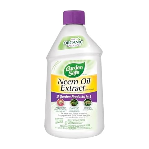 Garden Safe Neem Oil Extract Concentrate, For Organic Gardening, Fungicide, Insecticide, Miticide, Neem Oil For Plants, 10 fl Ounce Cover