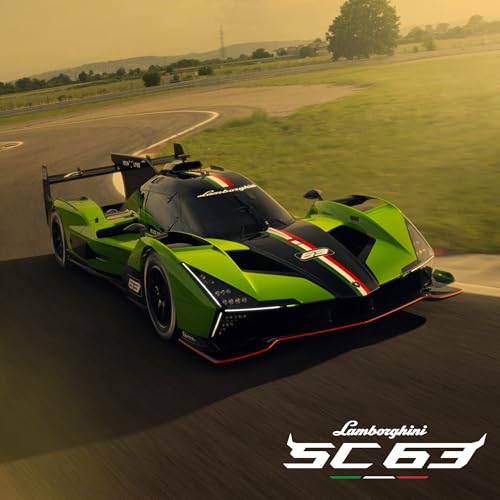 Bburago Lamborghini SC63 LMH #63 Racing 1/43 miniatura 6