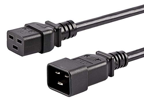 Premium Cord - Cable alargador para PC (230 V, 16 A, 3 m, IEC 320 C19, IEC 320 C20) Cover