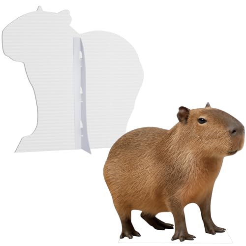 Image of Capybara 2FT Life Size Cardboard Cutout, Fun Animal Standup | Capybara Cardboard Standup for Events, Party Decor, Birthday, Photo Props, 1 PC, Fun Animal Cutout for Celebrations